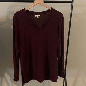 Lucky Brand Maroon Sweater